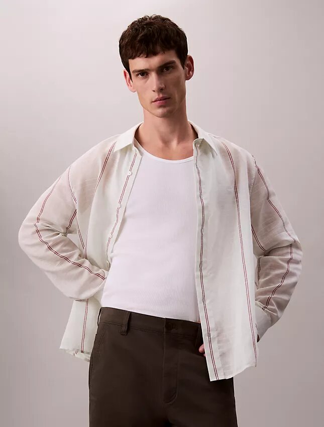 Cotton Nylon Relaxed Shirt Cotton Nylon Relaxed Shirt
