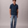 Cotton Pique Stripe Classic Polo Shirt Cotton Pique Stripe Classic Polo Shirt
