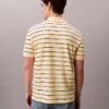 Cotton Pique Stripe Classic Polo Shirt Cotton Pique Stripe Classic Polo Shirt