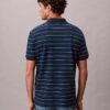 Cotton Pique Stripe Classic Polo Shirt Cotton Pique Stripe Classic Polo Shirt