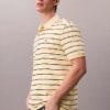 Cotton Pique Stripe Classic Polo Shirt Cotton Pique Stripe Classic Polo Shirt