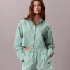 Cotton Poplin Cropped Sleep Shirt Cotton Poplin Cropped Sleep Shirt