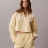 Cotton Poplin Cropped Sleep Shirt Cotton Poplin Cropped Sleep Shirt