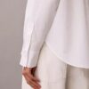 Cotton Poplin Emblem Logo Jacquard Shirt