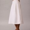 Cotton Poplin Midi Skirt