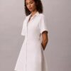 Cotton Poplin Mini Shirt Dress Cotton Poplin Mini Shirt Dress