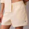 Cotton Poplin Pull-On Shorts