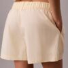 Cotton Poplin Pull-On Shorts
