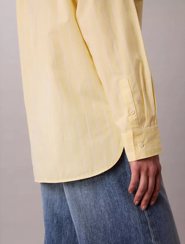 Cotton Poplin Relaxed Button-Down Shirt Cotton Poplin Relaxed Button-Down Shirt