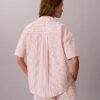 Cotton Poplin Relaxed Short Sleeve Sleep Shirt Cotton Poplin Relaxed Short Sleeve Sleep Shirt