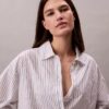 Cotton Poplin Relaxed Sleep Button-Down Shirt Cotton Poplin Relaxed Sleep Button-Down Shirt