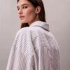Cotton Poplin Relaxed Sleep Button-Down Shirt Cotton Poplin Relaxed Sleep Button-Down Shirt