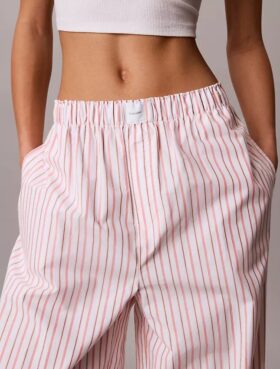 Cotton Poplin Sleep Pants
