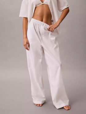 Cotton Poplin Sleep Pants