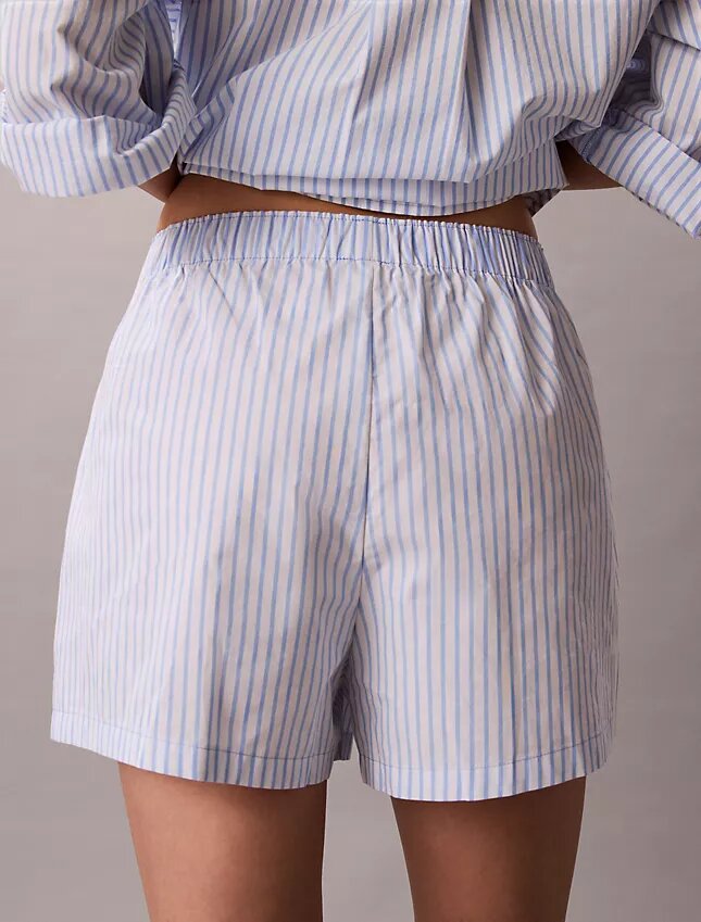 Cotton Poplin Sleep Shorts Cotton Poplin Sleep Shorts