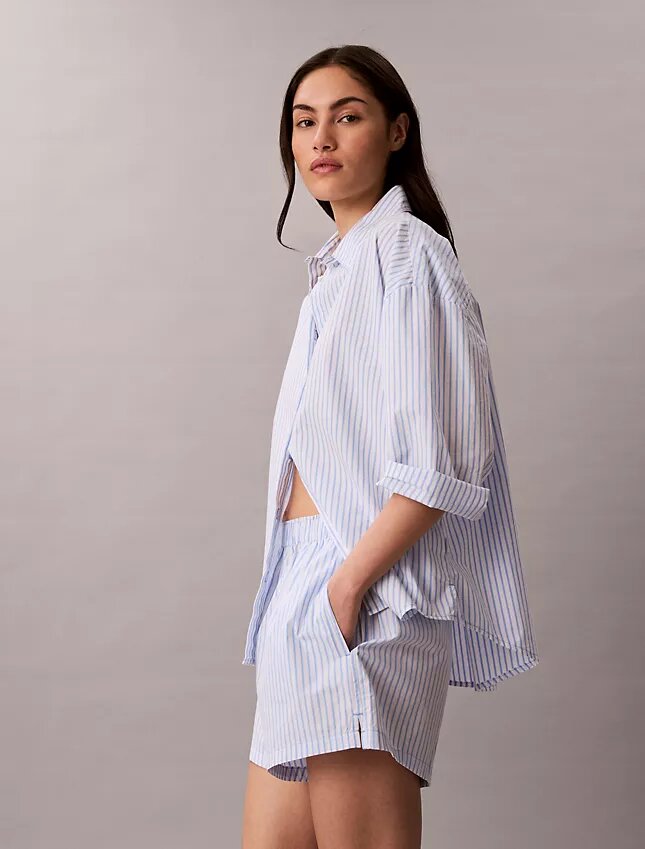 Cotton Poplin Sleep Shorts Cotton Poplin Sleep Shorts