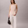 Cotton Poplin Sleeveless Blouse Cotton Poplin Sleeveless Blouse