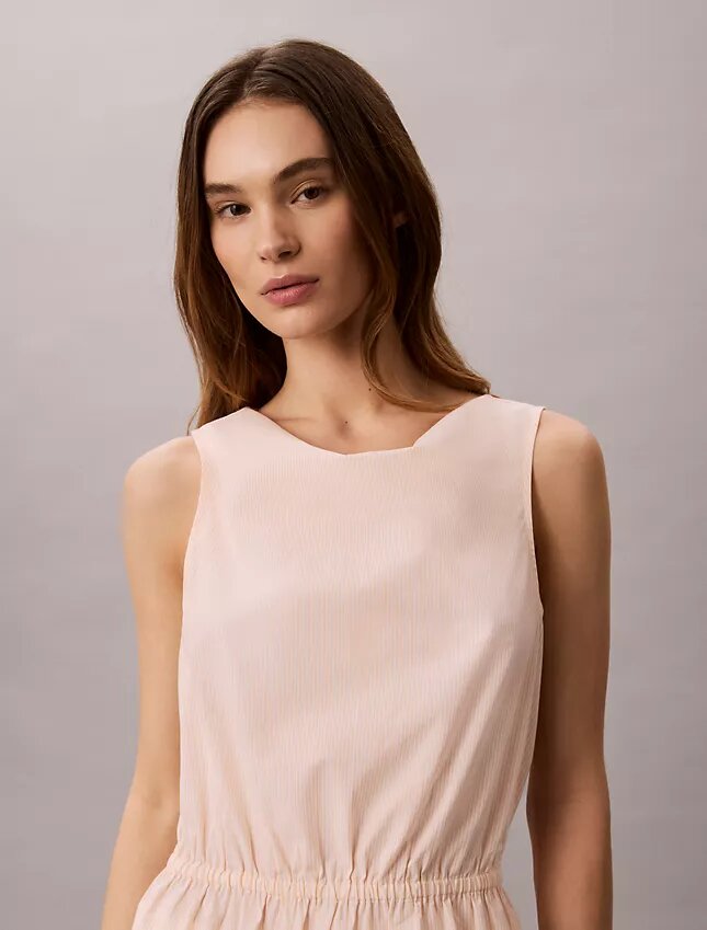 Cotton Poplin Sleeveless Blouse Cotton Poplin Sleeveless Blouse