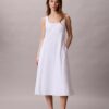 Cotton Poplin Sleeveless Midi Dress Cotton Poplin Sleeveless Midi Dress