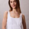 Cotton Poplin Sleeveless Midi Dress Cotton Poplin Sleeveless Midi Dress