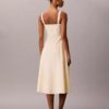 Cotton Poplin Sleeveless Midi Dress Cotton Poplin Sleeveless Midi Dress