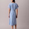 Cotton Poplin Stripe Midi Dress Cotton Poplin Stripe Midi Dress