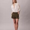 Cotton Poplin Stripe Relaxed Button-Down Shirt