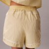 Cotton Poplin Track Sleep Shorts Cotton Poplin Track Sleep Shorts