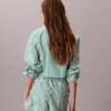Cotton Poplin Track Sleep Shorts