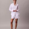 Cotton Poplin V-Day Sleep Shirt