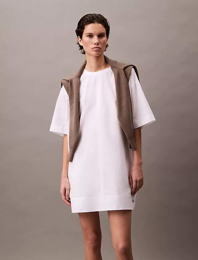 Cotton Relaxed Mini T-Shirt Dress Cotton Relaxed Mini T-Shirt Dress