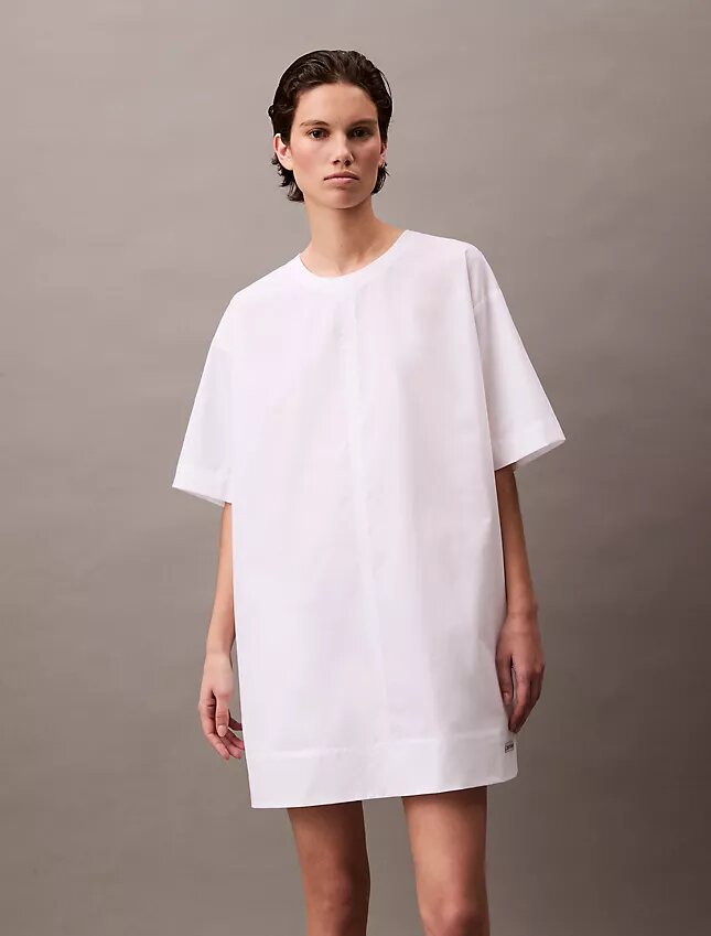 Cotton Relaxed Mini T-Shirt Dress Cotton Relaxed Mini T-Shirt Dress