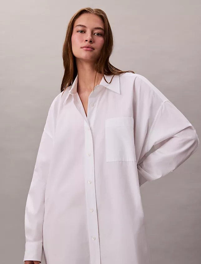 Cotton Relaxed Shirt Dress Cotton Relaxed Shirt Dress