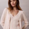 Cotton Rib Cardigan and Tank Set Cotton Rib Cardigan and Tank Set
