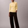 Cotton Rib Slim Sweater