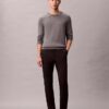 Cotton Sateen Slim Chino Pants