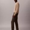 Cotton Sateen Slim Chino Pants