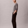 Cotton Sateen Slim Chino Pants