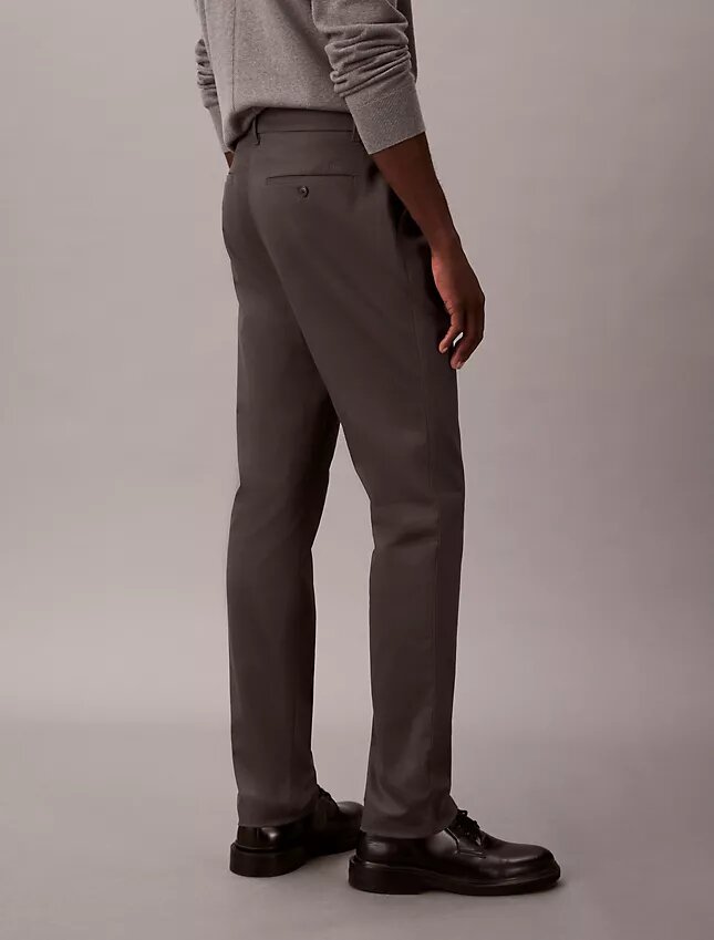 Cotton Sateen Slim Chino Pants Cotton Sateen Slim Chino Pants