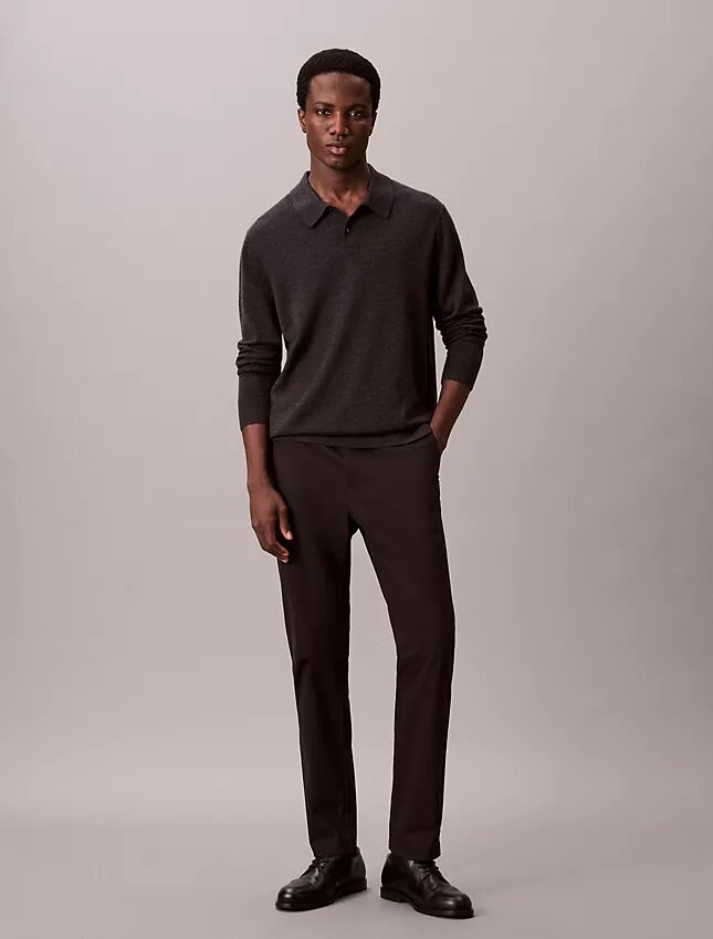 Cotton Sateen Slim Tapered Chino Pants Cotton Sateen Slim Tapered Chino Pants