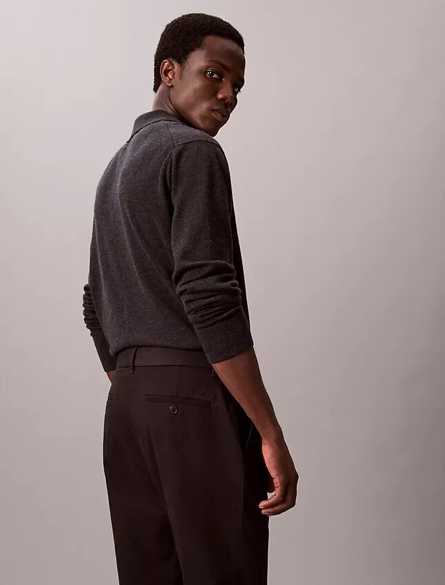 Cotton Sateen Slim Tapered Chino Pants Cotton Sateen Slim Tapered Chino Pants