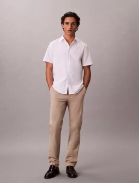 Cotton Slim Chino Pants