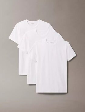 Cotton Stretch Blend 3-Pack Slim Fit Crewneck T-Shirt