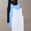 Cotton Stretch Blend 3-Pack Tank Top