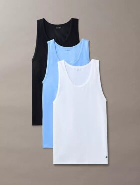 Cotton Stretch Blend 3-Pack Tank Top