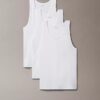 Cotton Stretch Blend 3-Pack Tank Top