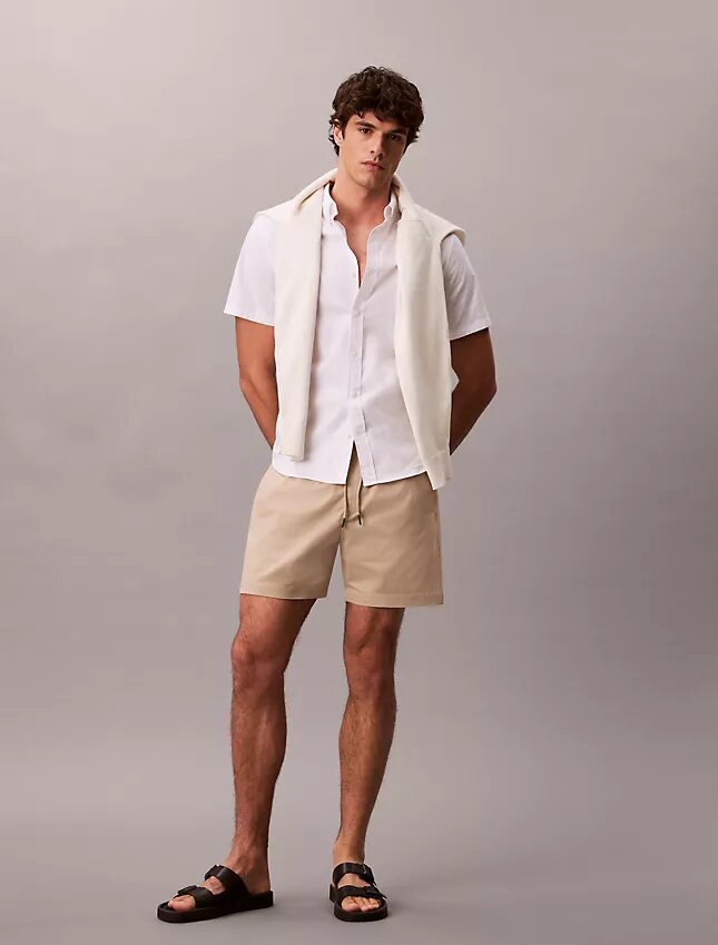 Cotton Stretch Chino Pull-On Shorts Cotton Stretch Chino Pull-On Shorts