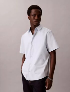 Cotton Stretch Classic Button-Down Shirt