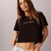 Cotton Stretch Lounge Pride Boxy Crop Tee