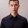 Cotton Stretch Poplin Slim Button-Down Shirt Cotton Stretch Poplin Slim Button-Down Shirt